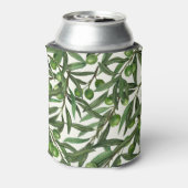 オリーブの枝のオフ白 缶クーラー (缶裏面)