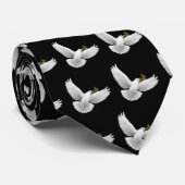 オリーブの枝のタイを持つ鳩 ネクタイ (ロール)