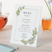 オリーブの枝のフレ結婚ームのメニュー 台座サイン (インサイチュ)