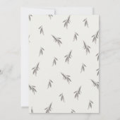 オリーブの枝の招待状 招待状 (裏面)