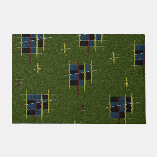 オリーブの枝の書式 ドアマット (正面)