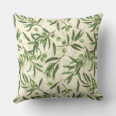 オリーブの枝の水の色 クッション (裏面)