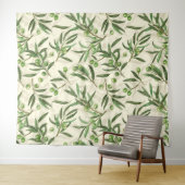 オリーブの枝の水色 タペストリー (インサイチュ(横))