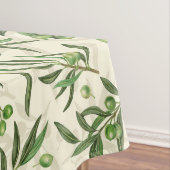 オリーブの枝の水色 テーブルクロス (インサイチュ)
