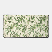 オリーブの枝の水色 デスクマット (正面)