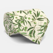 オリーブの枝の水色 ネクタイ (ロール)
