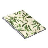 オリーブの枝の水色 ノートブック (右側)