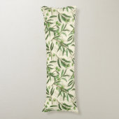 オリーブの枝の水色 ボディピロー (正面縦)