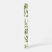 オリーブの枝の水色 iPhone 16ケース (左側面)