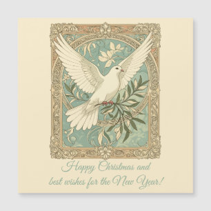 オリーブの枝を持つ鳩のクリスマス