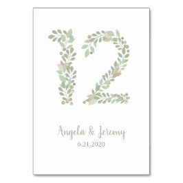 オリーブの枝第12 テーブルナンバー