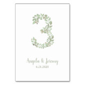 オリーブの枝第3 テーブルナンバー (裏面)