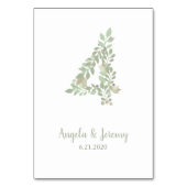 オリーブの枝第4 テーブルナンバー (裏面)