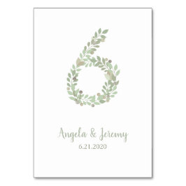 オリーブの枝第6 テーブルナンバー