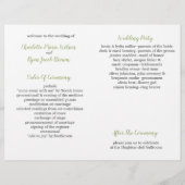 オリーブの枝自然緑の結婚植物 (裏面)