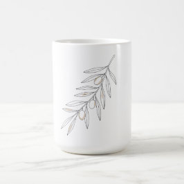 オリーブの枝葉 コーヒーマグカップ