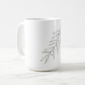 オリーブの枝葉 コーヒーマグカップ (正面左)
