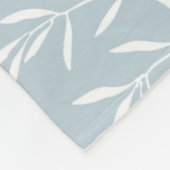 オリーブの枝飛んでいるに鳥を乗せる フリースブランケット (角)