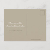 オリーブの枝　セーブ・ザ・デート 案内ポストカード (裏面)