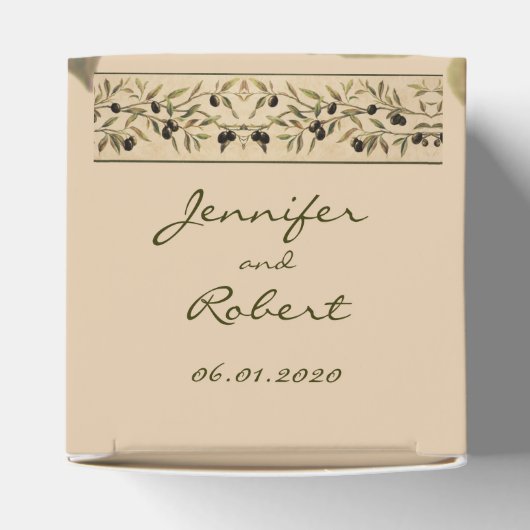 オリーブの枝:トスカーナのTouchのお願い箱 フェイバーボックス (上部)