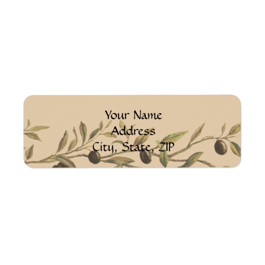 オリーブの枝：トスカーナTouch ラベル (正面)