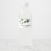 オリーブの枝   ペットボトルラベル (正面)