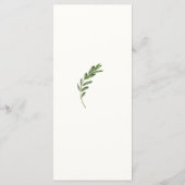 オリーブの枝 メニュー (裏面)