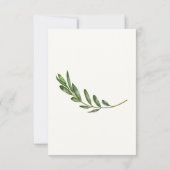 オリーブの枝 - 出席確認カード 出欠カード (裏面)