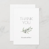 オリーブの枝 感謝カード (正面/裏面)