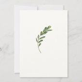 オリーブの枝 - 招待状 (裏面)