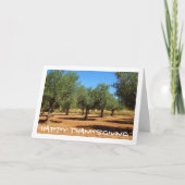 オリーブの森の風景 カード (正面)