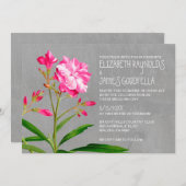 オリーブの花のウェディング　招待状 招待状 (正面/裏面)