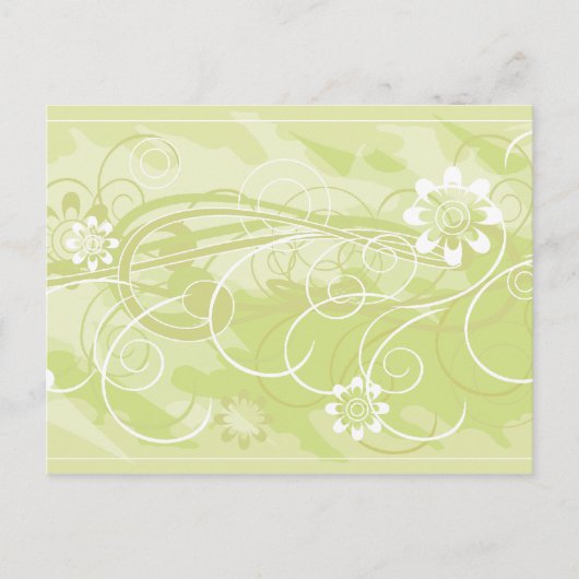 オリーブの花 ポストカード (正面)