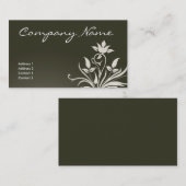 オリーブは名刺を去ります 名刺 (正面/裏面)