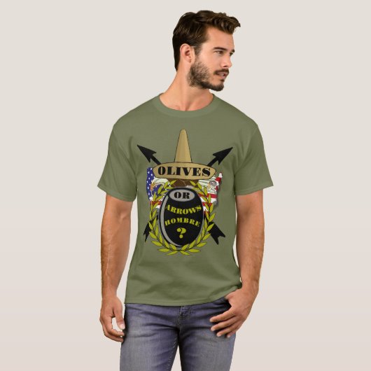 オリーブまたはアローズのホーム Tシャツ (正面フル)