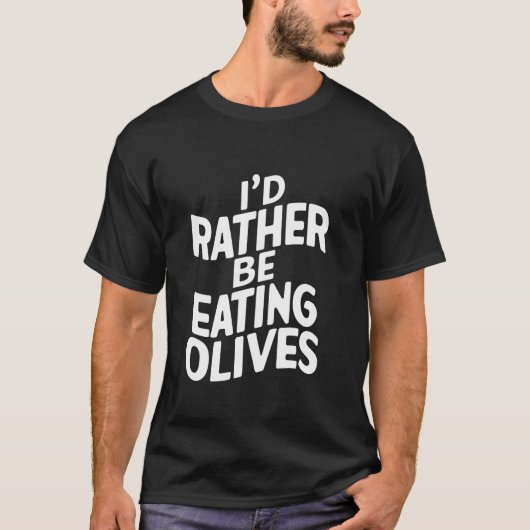 オリーブを食べたい Tシャツ (正面)