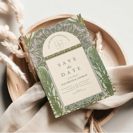 オリーブアールヌーボー結婚ズ セーブザデート