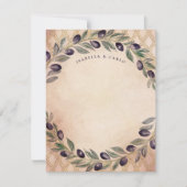 オリーブイタリアンブランチサンキューカード サンキューカード (正面)