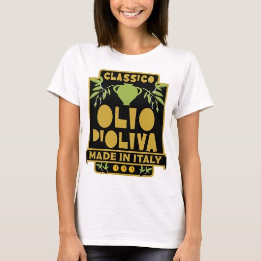 オリーブイタリアン油料理 Tシャツ (正面)