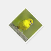 オリーブウグイス - オリジナル写真 スタンダードカクテルナプキン (角)