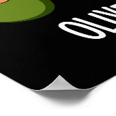 オリーブエおもしろいーラブプンダークBG ポスター (角)