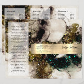 オリーブエメラルドグリーンウォーターのカラーパンフレット (正面/裏面)