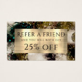 オリーブエメラルドグリーン水カラー紹介カード (正面)