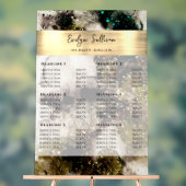 オリーブエメラルドグリーン水彩価格表 アクリルサイン (ニュートラル)