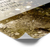 オリーブエメラルドグリーン水彩価格表 ポスター (角)