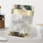 オリーブエメラルドグリーン水彩価格表 台座サイン (インサイチュ)