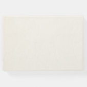 オリーブエレガントの結婚カスタマイズ可能なゲストブック ゲストブック (裏面)