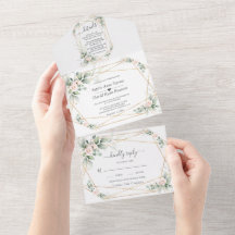 オリーブエレガントの緑結婚の金ゴールドは一つになる