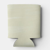 オリーブエレガントグリーンと金ゴールド結婚のカスタム 缶クーラー (裏面)