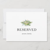 オリーブエレガントグリーン予約サイン (正面)
